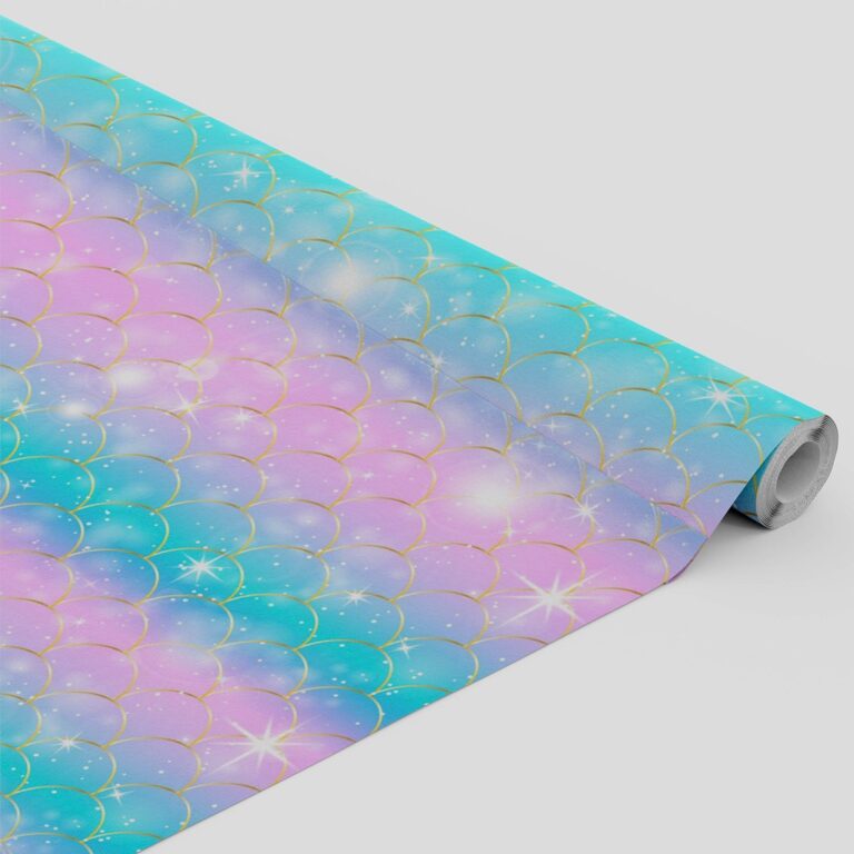 Tecido Oxford Estampado Escamas Sereia Degrade Gli