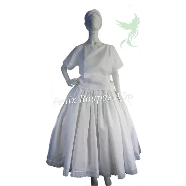 Conjunto Feminino Ração Oxford 3pçs Umbanda Can