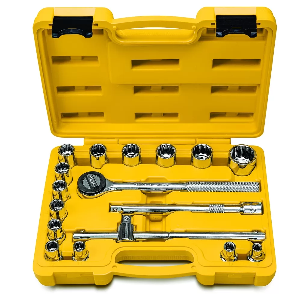 Jogo Soquetes Acessórios 1/2 17 Peças – Tramontina