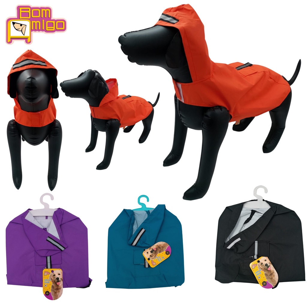 Capa de Chuva para Cachorros – Bom Amigo