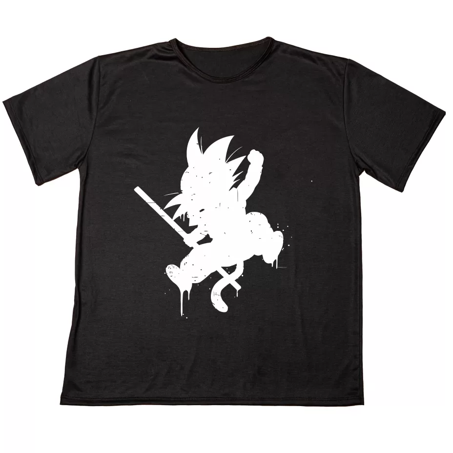 Camisa GEEK Personalizada Goku Estampa Em Alta Qualidade E Durabilidade Anti-pilling 100% Poliéster