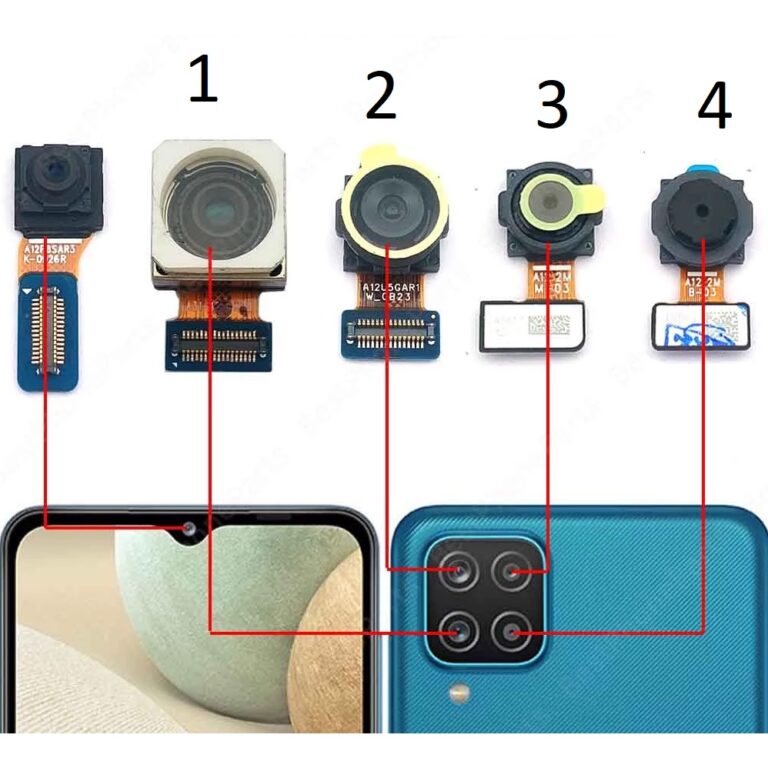 Camera Traseira Samsung A12 a125 Original