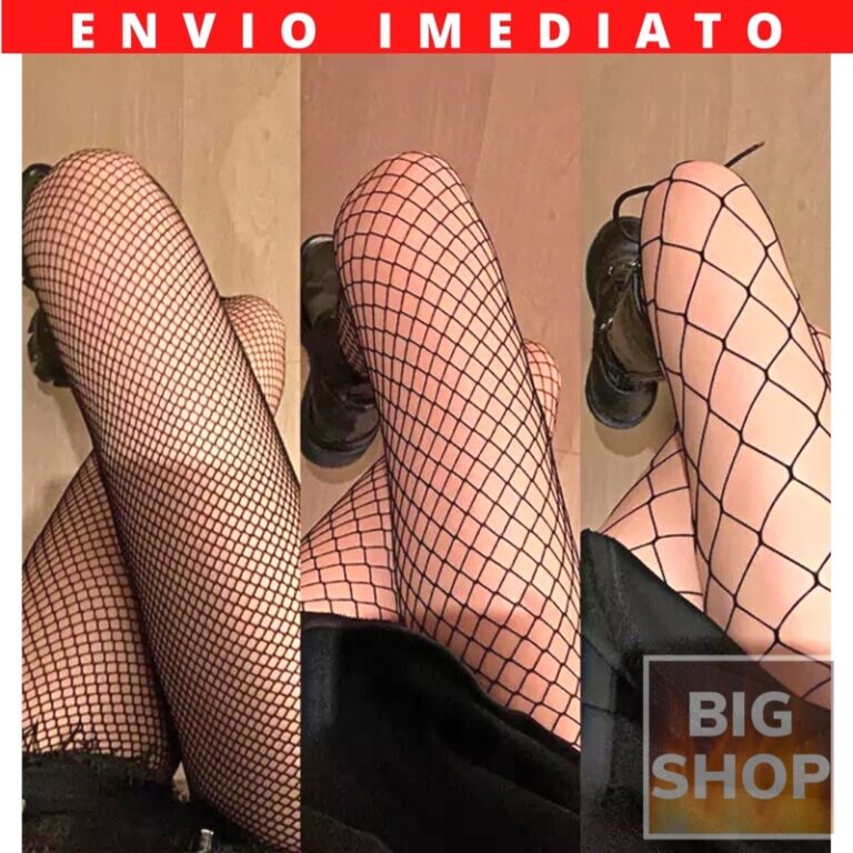 Meia Calça Arrastão Adulto E-Girl Escama de Peix