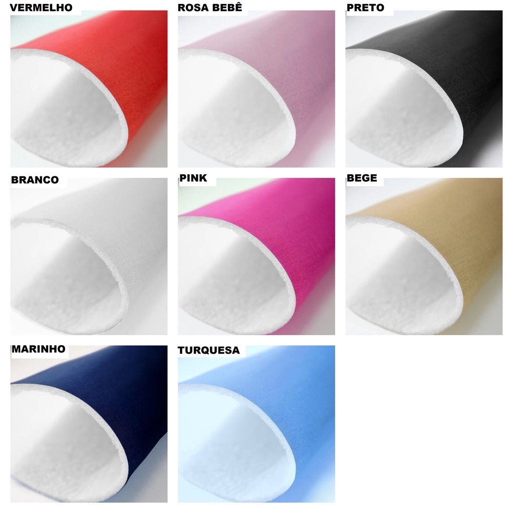 5 metros Nylon Dublado Dupla-face espuma 3mm (Poliamida)