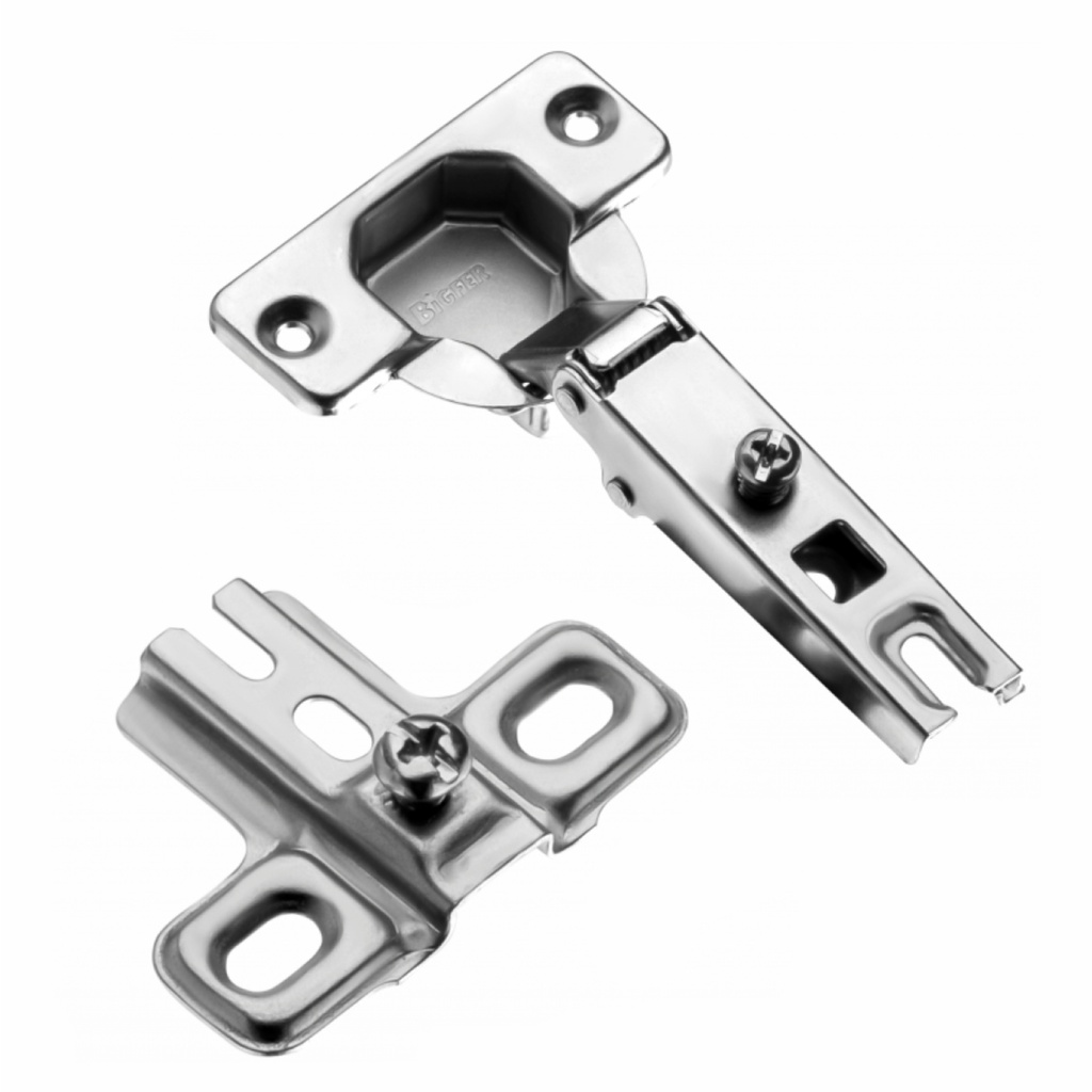 Kit 5 Dobradiças Reta Porta Armário Guarda Roupa Móveis 35mm