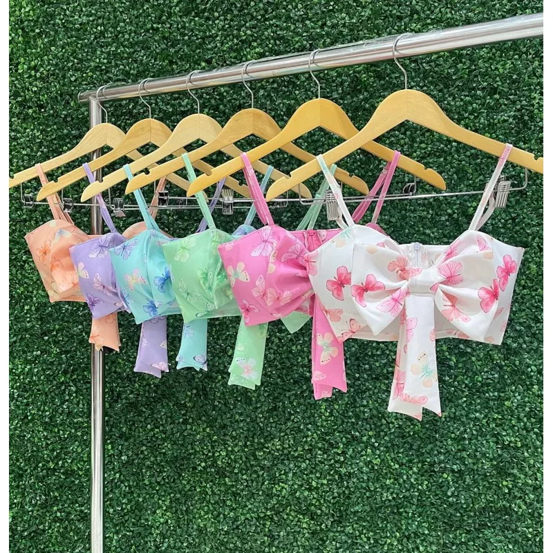 Cropped Laço com bojo