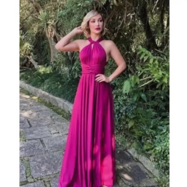 Popflor Vestido Longo Multiformas Amarração Madr