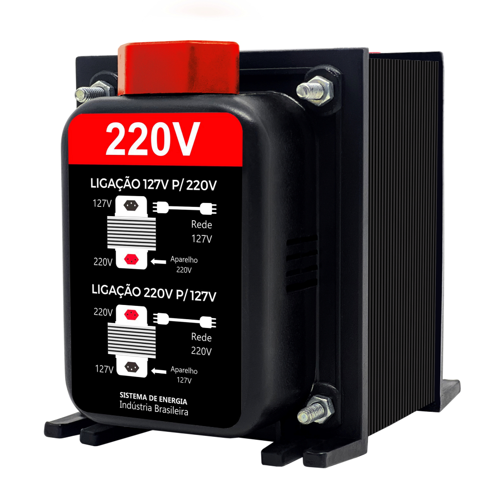 Auto Transformador 3000va 110/220 NF-e, Bivolt, Promoção..