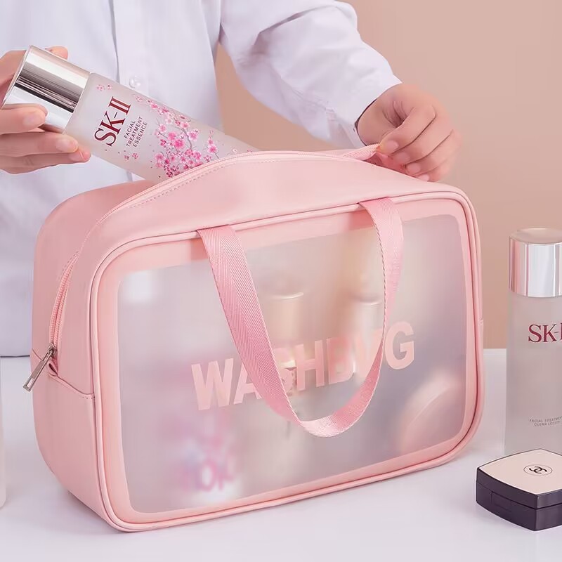 2025 Bolsa Necessaire Washbag Organizador De Mala Impermeável Transparente Maquiagem Viagens