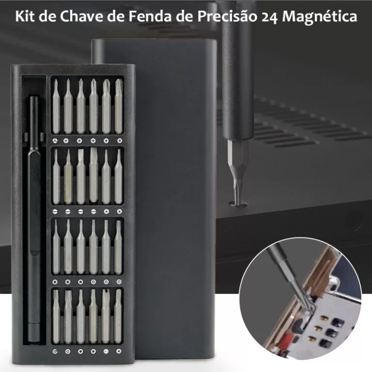 Kit Jogo Ferramenta Chave Magnética Precisão 24 