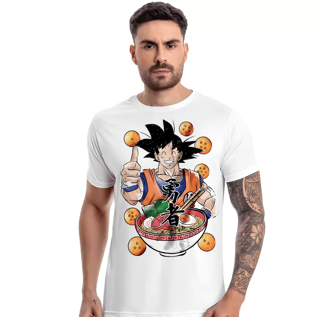 Camiseta Dragon Ball Goku Esferas do Dragão