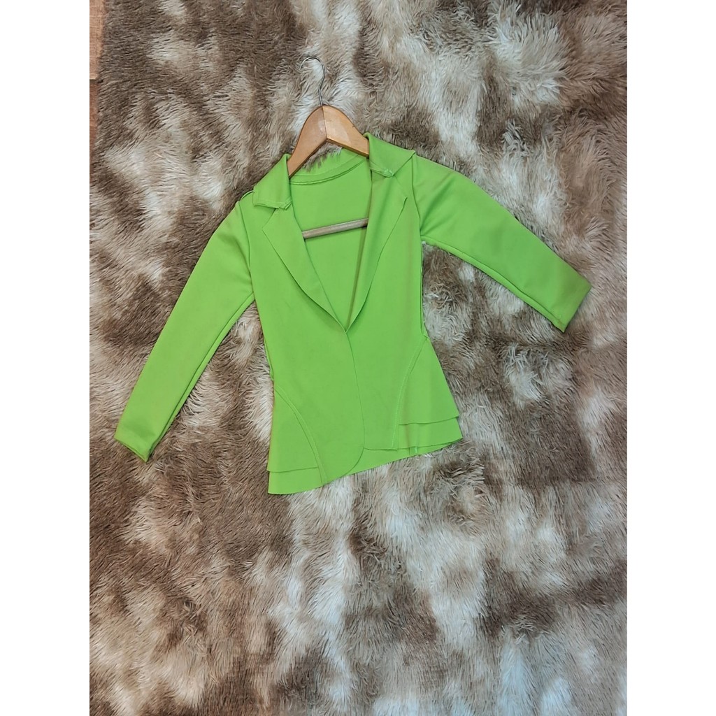 Blazer infantil e juvenil para meninas TAM 2 ao 8 com babado