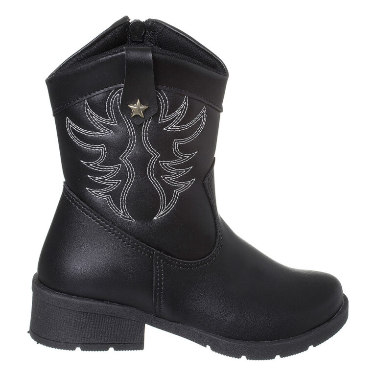 Bota Infantil Menina Texana Cano Curto Boiadeira P