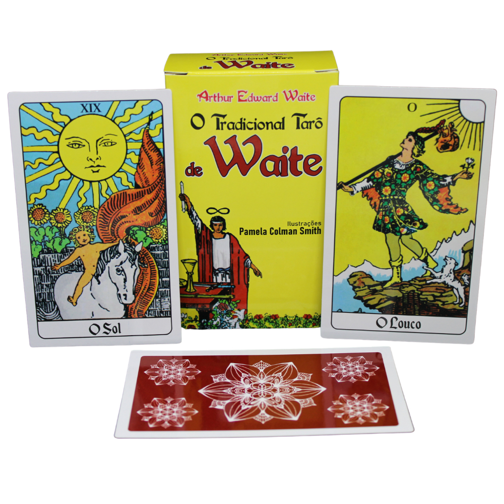 O Tradicional Tarô de Waite 78 Cartas e Manual