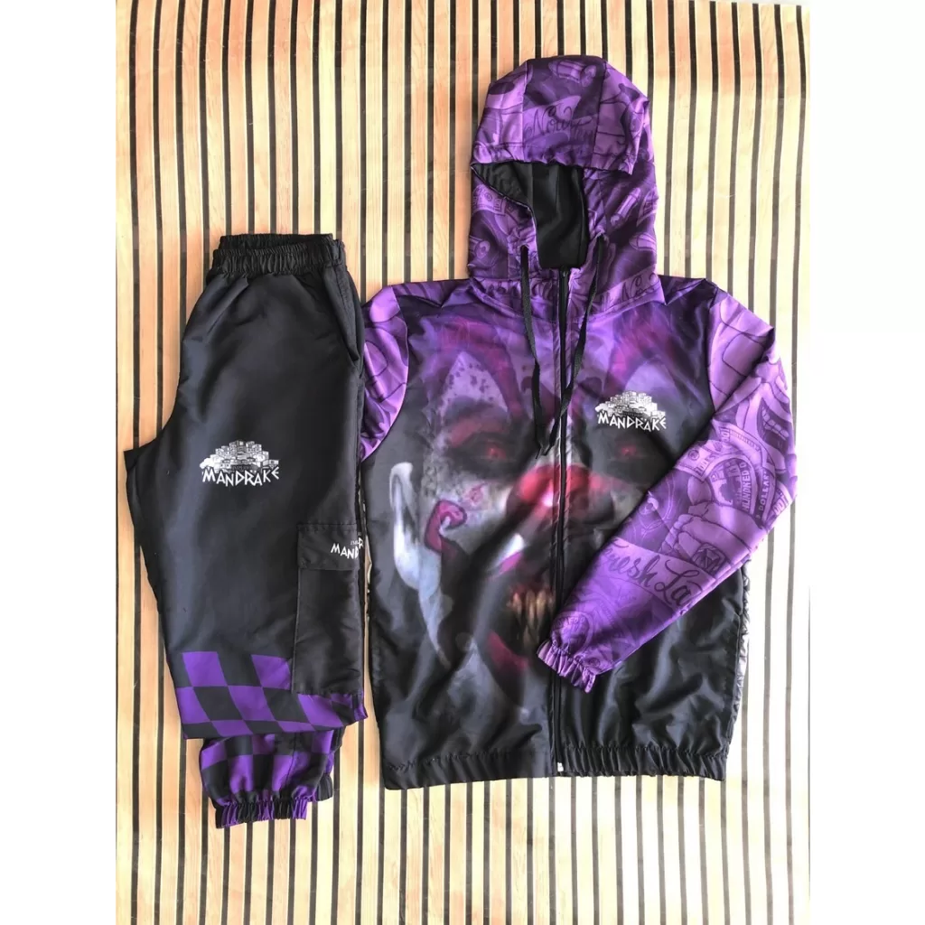 Agasalho Unissex Império Mandrake Cria de Quebrada Favela Blusa Jaqueta+Calça Cod 61