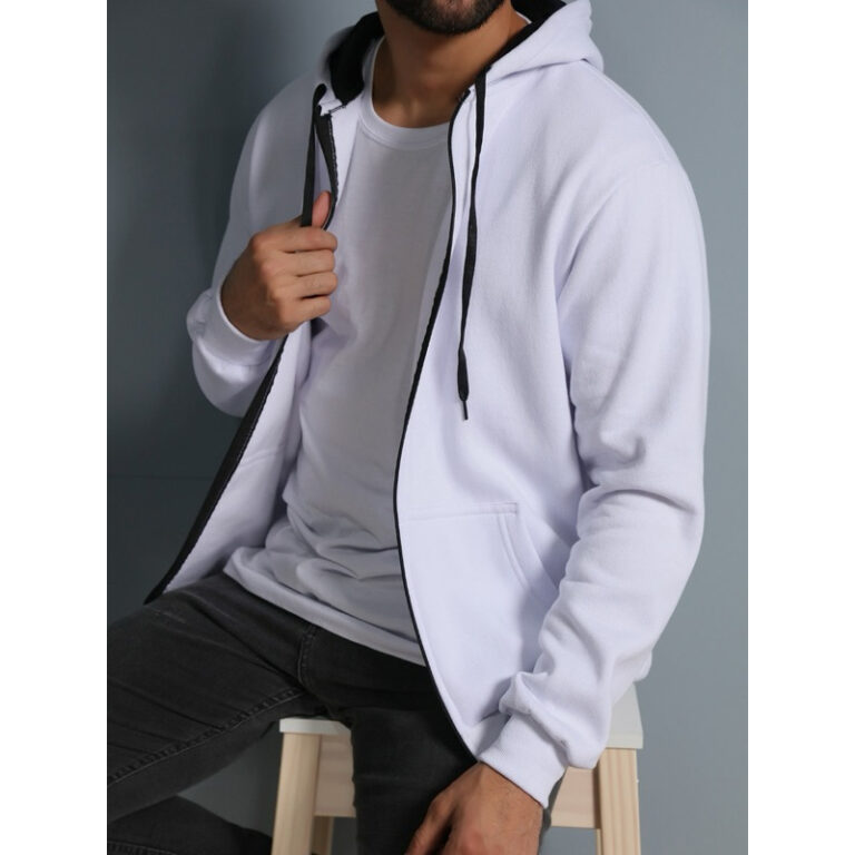 Blusa De Frio Casaco Moletom Com Ziper
