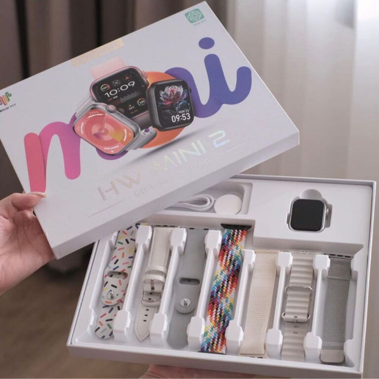 Smartwatch HW Mini 2 Com 7 Pulseiras 41mm Lançame