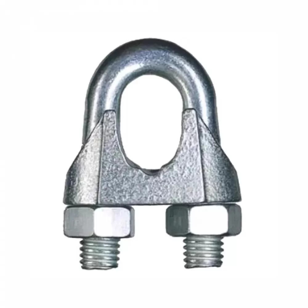 Clips Grampo Para Cabo De Aço 1/4 Polegadas 50 Unidades