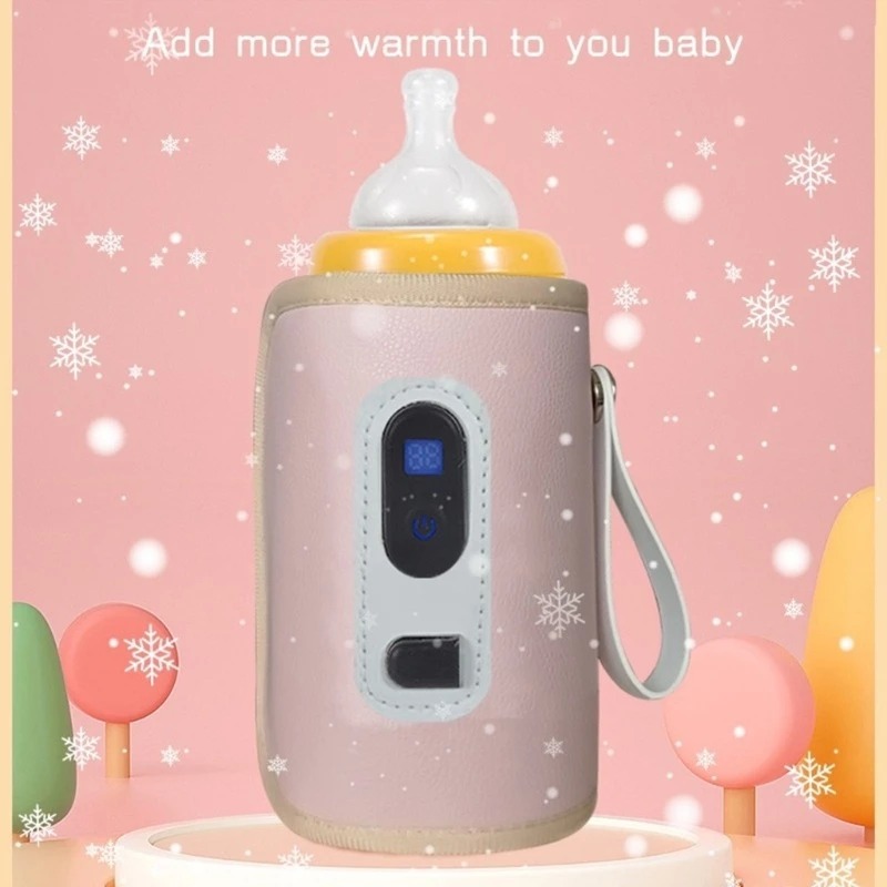 Aquecedor de mamadeira Portátil  Multifuncional Temperatura Constante  Display Digital