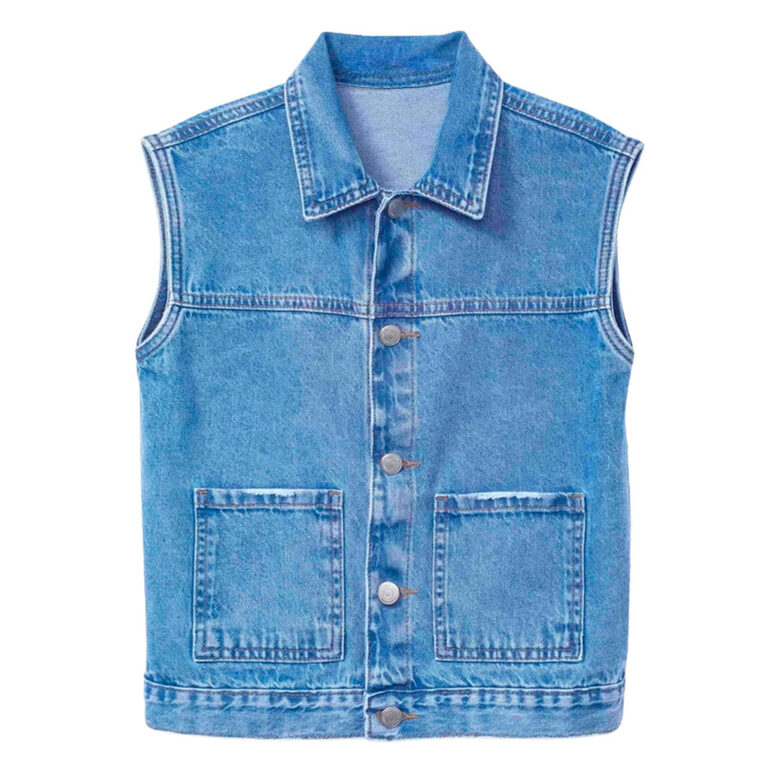 Colete Hering Unissex Regular Jeans Azul