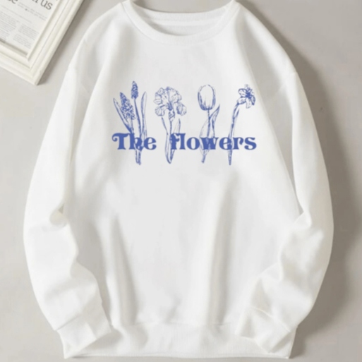 Moletom Gola Redonda Algodão Feminino Minimalista
