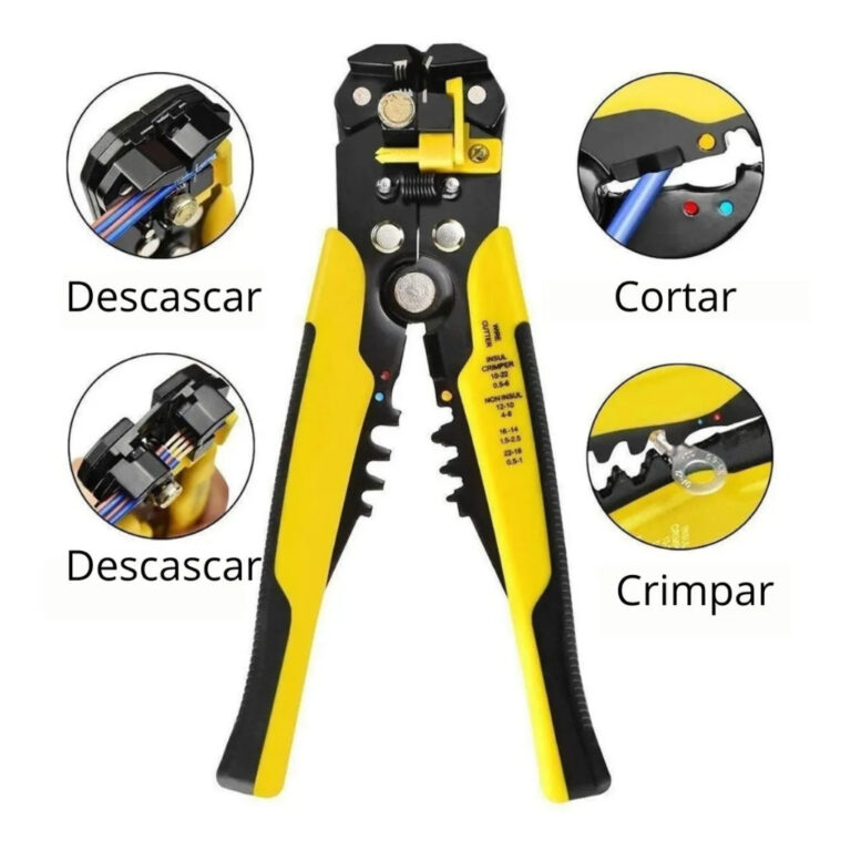 Alicate Automático Decapador Crimpador  Eletricis
