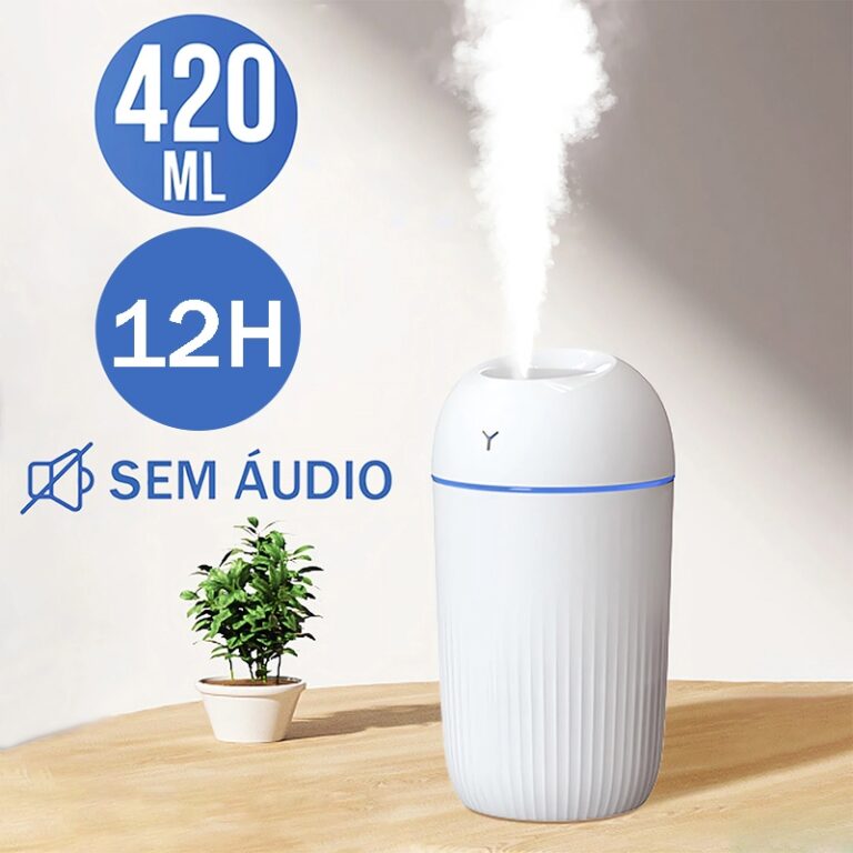 Umidificador De Ar Aromatizador USB Difusor Purifi
