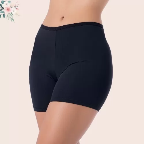 Short Bermuda Segunda Pele Anágua Cintura Alta Mo