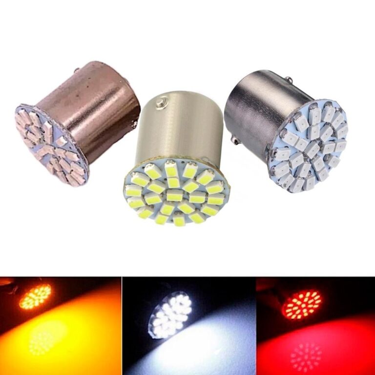 kit 8 lampada led traseira freio lanterna seta re 