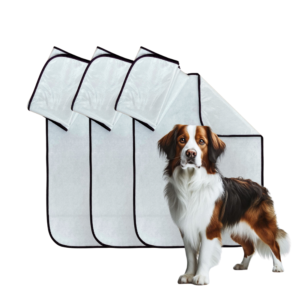 Kit 3 Uni. Tapete Higiênico Lavável Pet Para Cachorro Cães Reutilizável