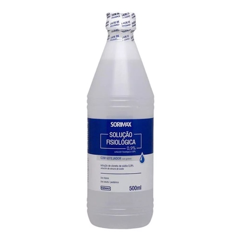 Soro Fisiológico Sorimax  Farmax 0,9% KIT C/ 12