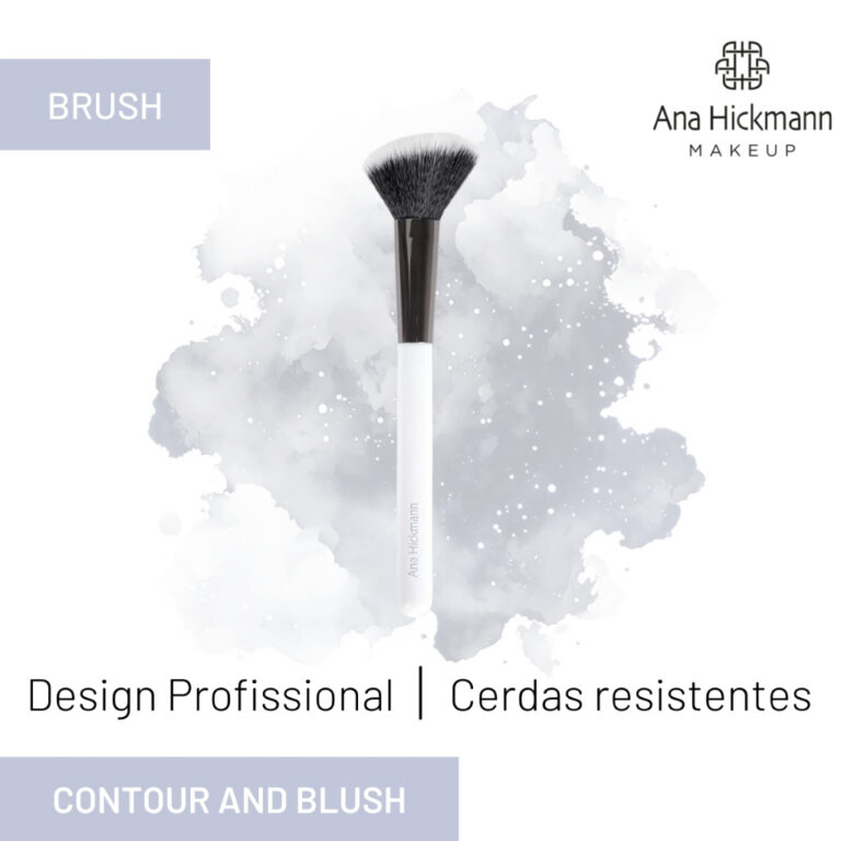 Pincel de Maquiagem Vegano para Contorno e Blush A