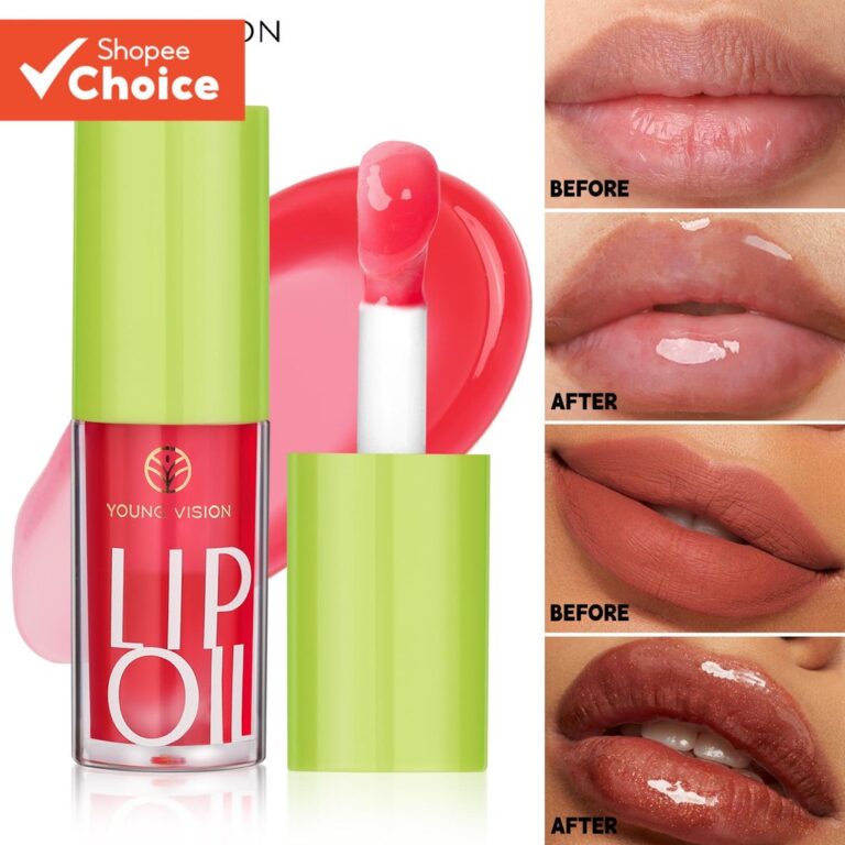 Óleo labial 6 cores brilho labial transparente hi