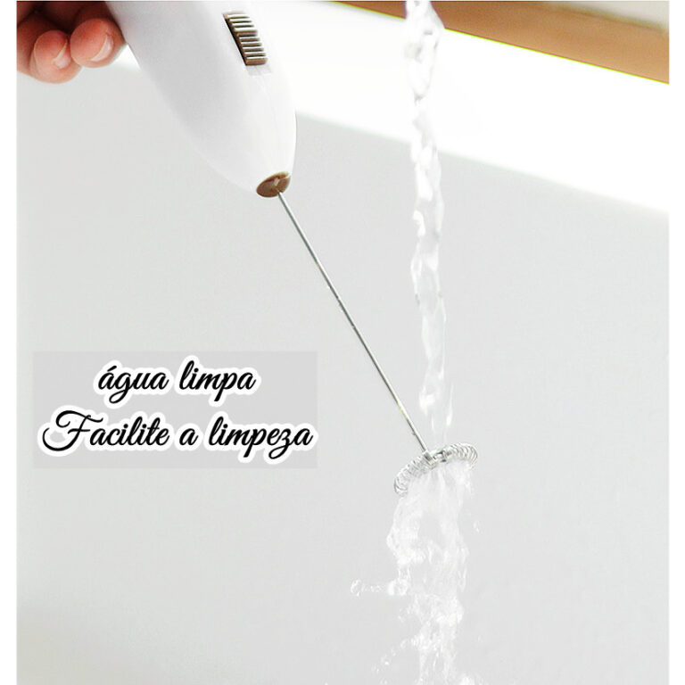 Mini Mixer Elétrico Inox Misturador Batedor Elét