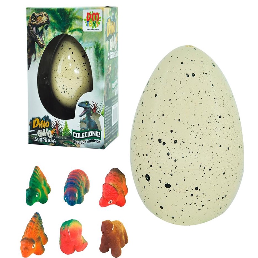 Dino Ovo Surpresa 6 Cm Cresce Na Agua 5523 – Dm Toys