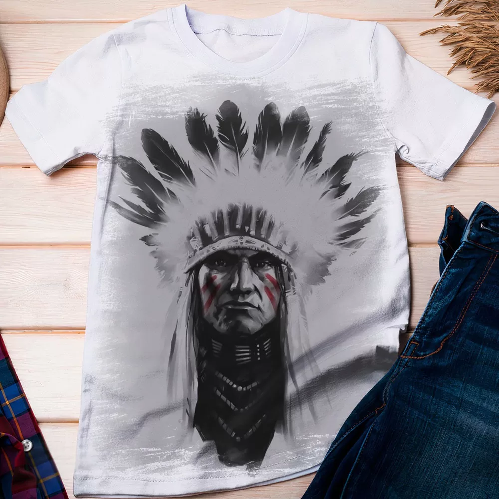 Camiseta Indio Natureza Cocar – Dicelli