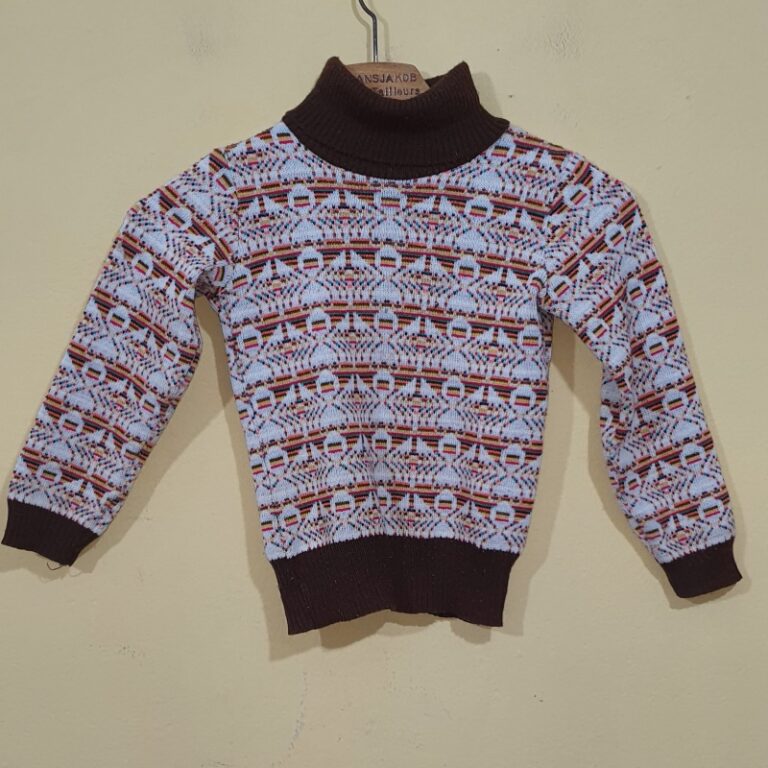 MALHA TRICÔ TRICOT INFANTIL VINTAGE ANOS 70