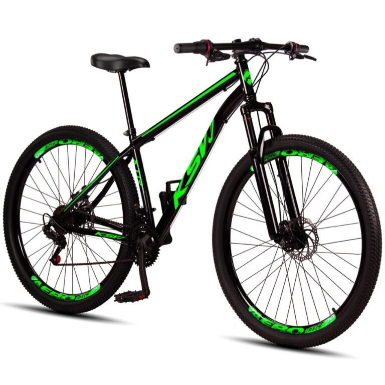 Bicicleta Aro 29 Aço Carbono Freios a Disco Suspe