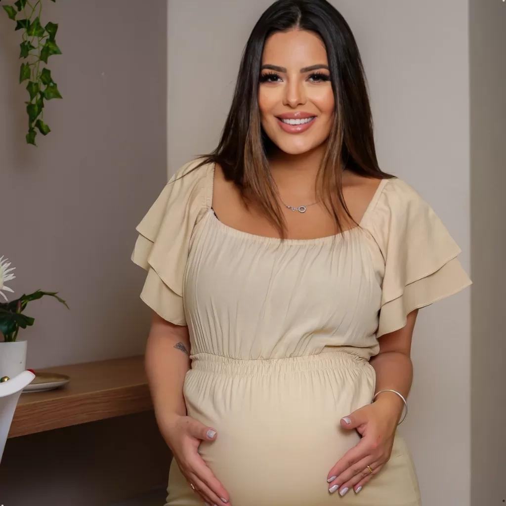 Vestido Soltinho Verão Ombro A Para Gestante Lactante Maternidade Pós-Parto