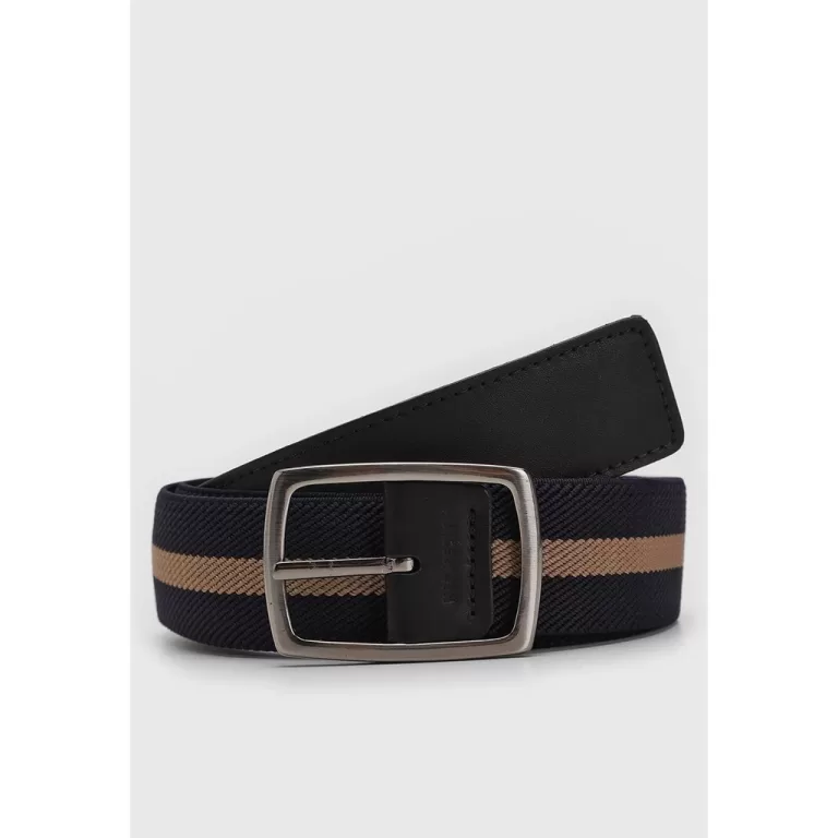 Cinto Casual – Azul Marinho / Khaki
