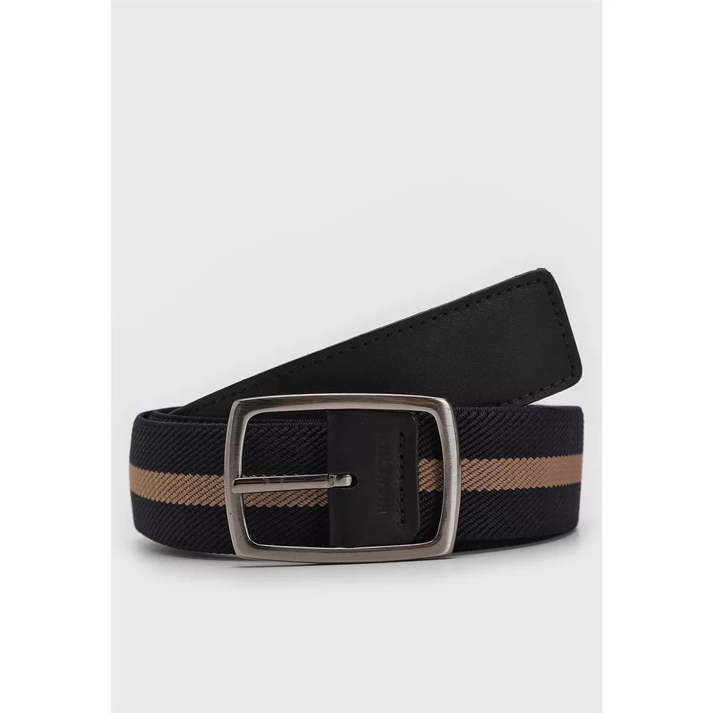 Cinto Casual – Azul Marinho / Khaki