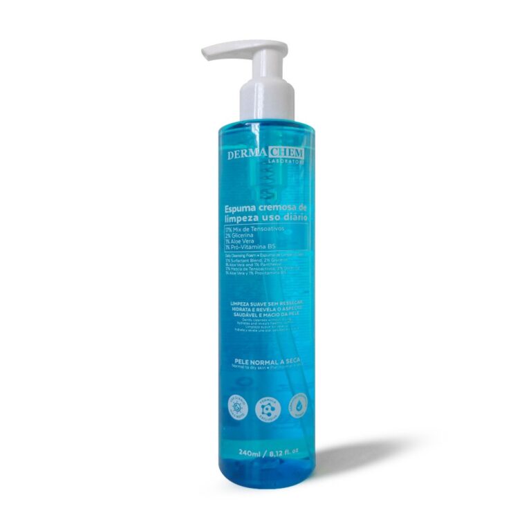 Espuma Cremosa de Limpeza Facial 240ml Hidrataçã