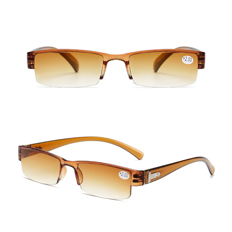 Óculos de leitura feminino com lentes Degrade Moda coreana  Ultra Leve, Anti-Luz Azul +2,00g…