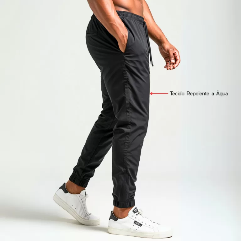 Calça Masculina Tactel com Elastano Jogger Kong