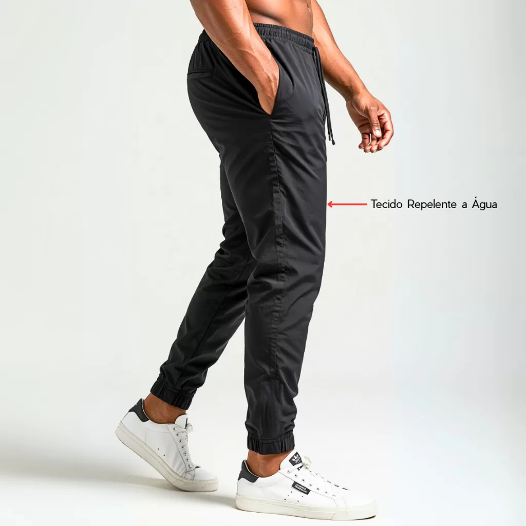 Calça Masculina Tactel com Elastano Jogger Kong