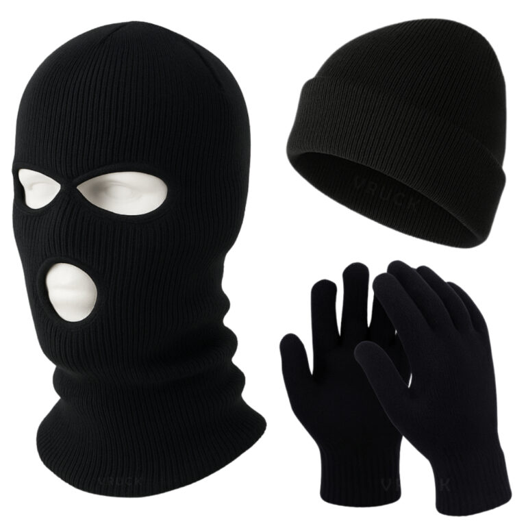Kit Balaclava Luva Touca Ninja Máscara Motoqueiro