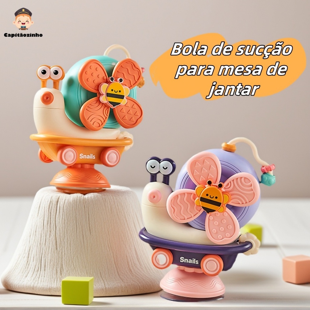 Chocalho Divertido Bebe Colorido Infantil Sensorial Brinquedo Mordedor Atrativo Estimula Coordenação