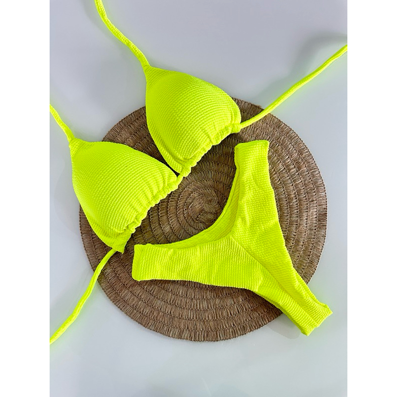 biquini feminino fio duplo com bojo removível