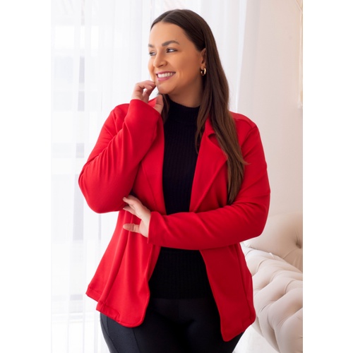 Blazer Terninho Alfaiataria Luxo Plus Size Acintur