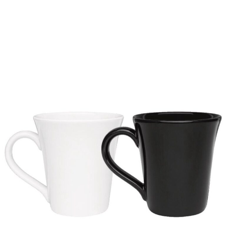 DAILY CANECA TULIPA 330 ML  PRETO E BRANCO –